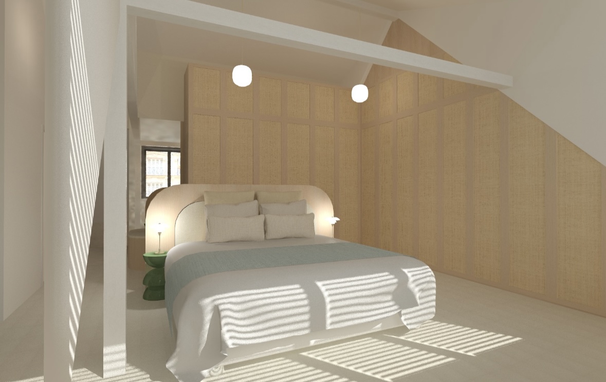 Image of a master bedroom interior in Verlorenkost